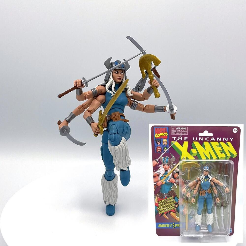 Hasbro Marvel Legends Spiral Uncanny X-Men Retro 6" Six-Armed Figure NIB